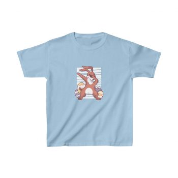 Kids T-Shirt Cotton - Dabbing Easter Bunny Eggs Rabbit