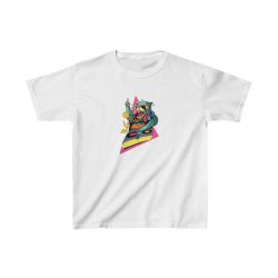 Kids T-Shirt Cotton - DJ Bear Colorful