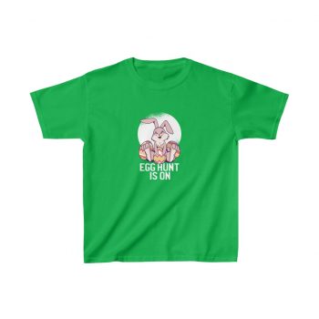 Kids T-Shirt Cotton -  Easter Egg Hunt Cute Easter Bunny