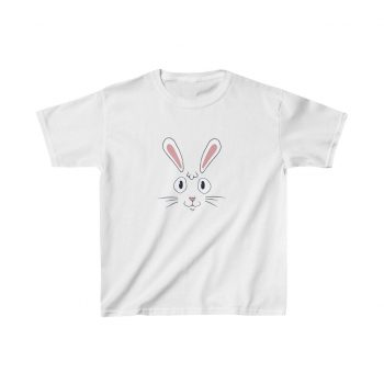 Kids T-Shirt Cotton - Easter Rabbit Face Bunny Ears