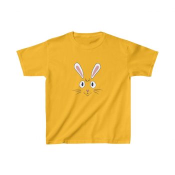 Kids T-Shirt Cotton - Easter Rabbit Face Bunny Ears