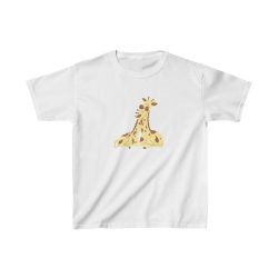 Kids T-Shirt Cotton - Giraffe Mom and Baby