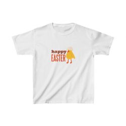 Kids T-Shirt Cotton - Happy Easter Chick With Egg