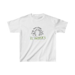 Kids T-Shirt Cotton - Have a Happy St Patricks Day Horse Shoe Clover