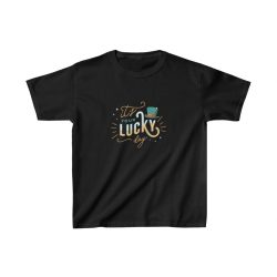 Kids T-Shirt Cotton - It's Your Lucky Day Leprechaun Hat St. Patrick's