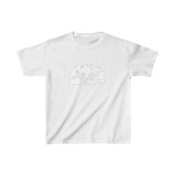 Kids T-Shirt Cotton - Polar Bear Mom and Baby