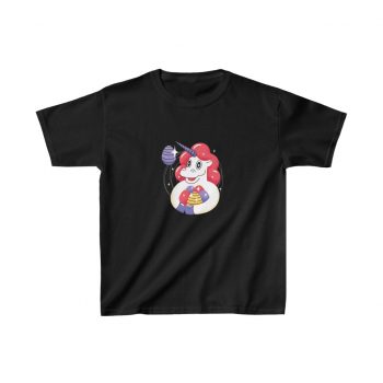 Kids T-Shirt Cotton - Unicorn Easter Eggs