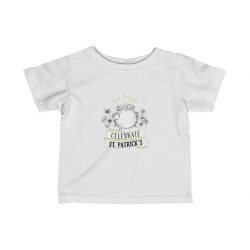 Kids T-Shirt Infant Fine Jersey Tee - Celebrate Happy St Patricks Day Pot of Gold Clover