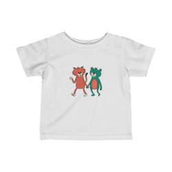 Kids T-Shirt Infant Fine Jersey Tee - Cute Bear Tiger