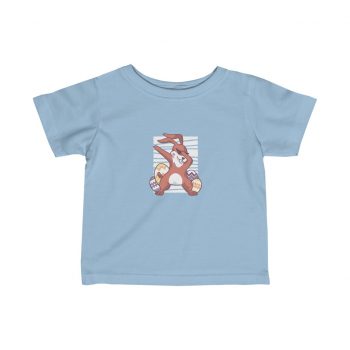 Kids T-Shirt Infant Fine Jersey Tee - Dabbing Easter Bunny Eggs Rabbit