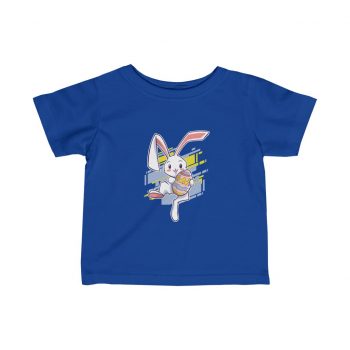 Kids T-Shirt Infant Fine Jersey Tee - Easter Rabbit Egg Bunny