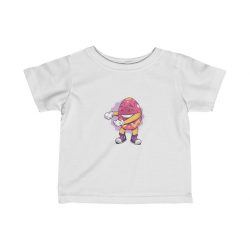 Kids T-Shirt Infant Fine Jersey Tee - Flossing Dancing Easter Egg