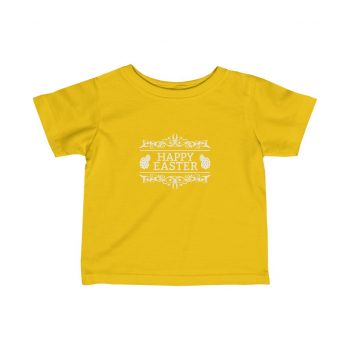 Kids T-Shirt Infant Fine Jersey Tee - Happy Easter Eggs