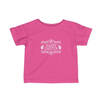 Kids T-Shirt Infant Fine Jersey Tee - Happy Easter Eggs