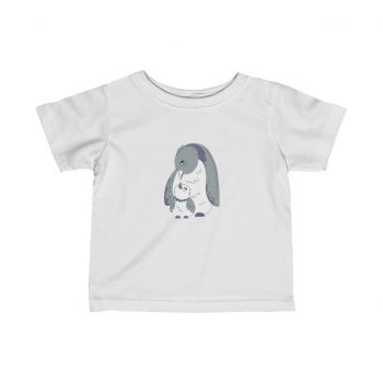 Kids T-Shirt Infant Fine Jersey Tee - Penguin Mom and Baby