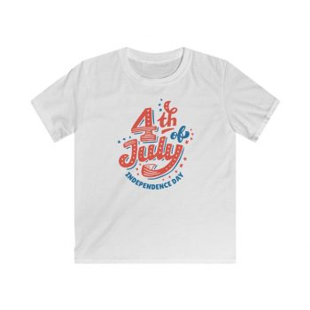 Kids T-Shirt Youth Softstyle - 4th of July Independence Day