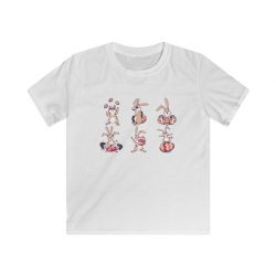 Kids T-Shirt Youth Softstyle - Easter Bunny Easter Eggs