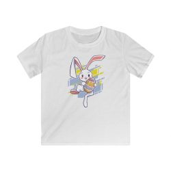 Kids T-Shirt Youth Softstyle - Easter Rabbit Egg Bunny