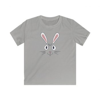 Kids T-Shirt Youth Softstyle - Easter Rabbit Face Bunny Ears