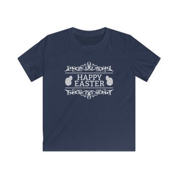 Kids T-Shirt Youth Softstyle - Happy Easter Eggs