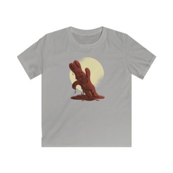 Kids T-Shirt Youth Softstyle - Melting Chocolate Easter Bunny