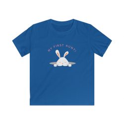 Kids T-Shirt Youth Softstyle - My First Easter Egg Hunt Easter Bunny