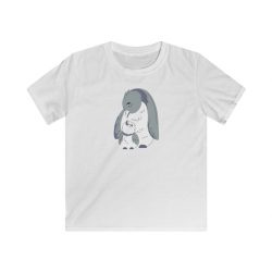 Kids T-Shirt Youth Softstyle - Penguin Mom and Baby