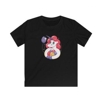 Kids T-Shirt Youth Softstyle - Unicorn Easter Eggs