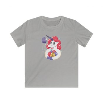 Kids T-Shirt Youth Softstyle - Unicorn Easter Eggs