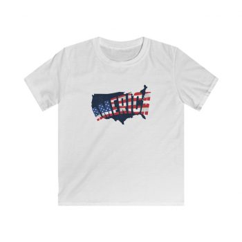 T-Shirt Youth Softstyle - America USA Map