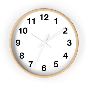 Wall Clock With Numbers