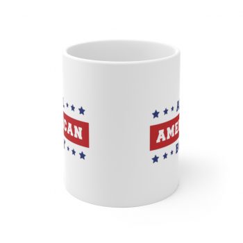 White Coffee Mug - 4th Of July All American Boy