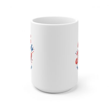 White Coffee Mug - 4th of July Independence Day