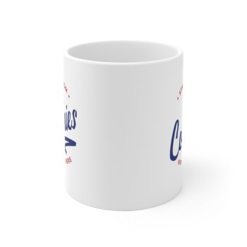 White Coffee Mug - 4th Of July Started From 13 Colonies Now Were Here