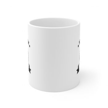 White Coffee Mug - American Cowboy Horse Shoe