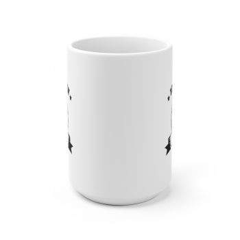 White Coffee Mug - American Cowboy Horse Shoe