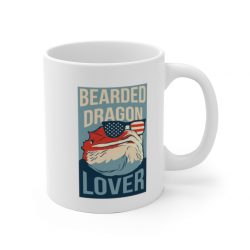 White Coffee Mug - Bearded Dragon Lover Sun Glasses