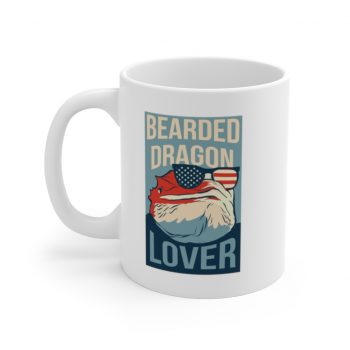 White Coffee Mug - Bearded Dragon Lover Sun Glasses