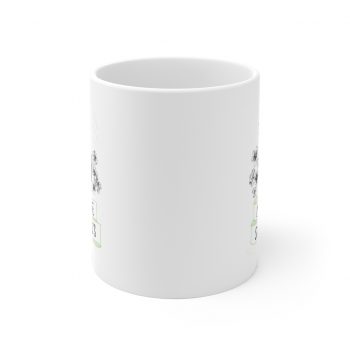 White Coffee Mug - Celebrate Happy St Patricks Day Pot of Gold Clover