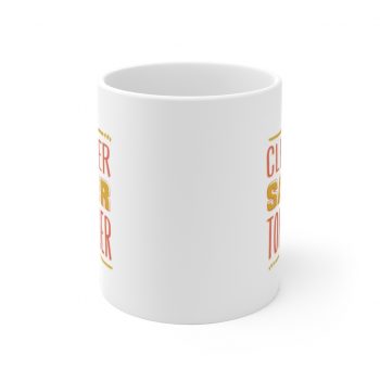 White Coffee Mug - Cleaner Safer Together Coronavirus Covid 19