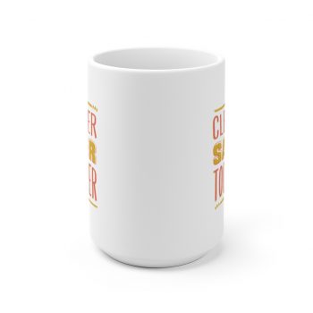 White Coffee Mug - Cleaner Safer Together Coronavirus Covid 19