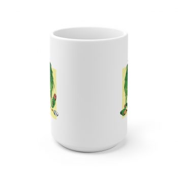 White Coffee Mug - Coronavirus Virus Monster Covid 19