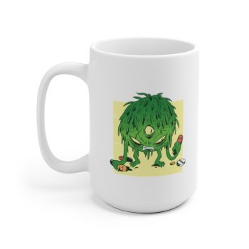 White Coffee Mug - Coronavirus Virus Monster Covid 19