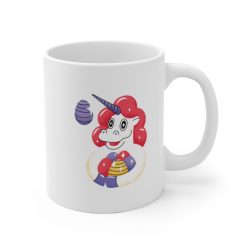 White Coffee Mug - Easter Rabbit Egg Bunny