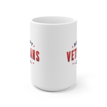 White Coffee Mug - Happy Veterans Day