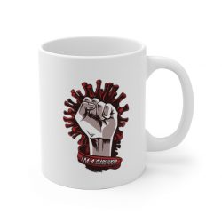 White Coffee Mug - I Am A Survivor Coronavirus Covid 19