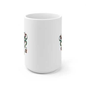 White Coffee Mug - Leprechaun Octopus St Patricks Beer Stein