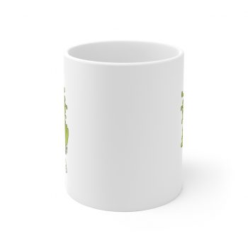 White Coffee Mug - Monster Coronavirus Toilet Paper