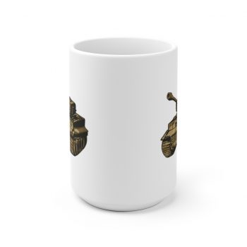 White Coffee Mug - Panzer Tank