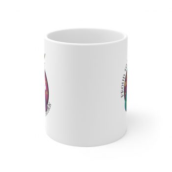 White Coffee Mug - Proud To Be An Americorn - American Unicorn